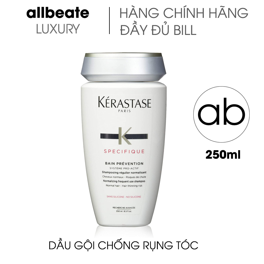 Dầu Gội Chống Rụng Tóc Giúp Tóc Chắc Khỏe Kérastase Bain Prevention 250Ml