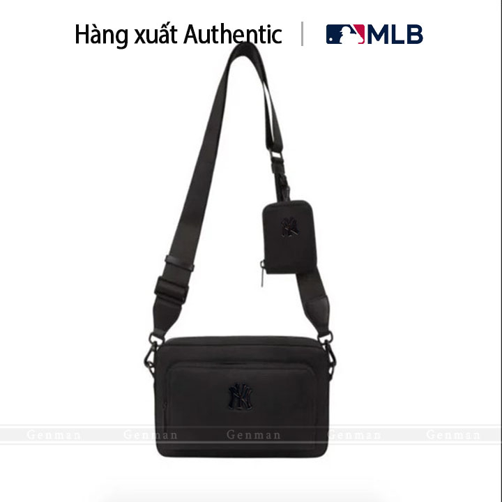 Túi Đeo Chéo NY MLB Nam ĐenLogo Kim Loại Hàng Chuẩn Full Tag Code Túi Đeo Chéo MLB NY Vintage [HOT]