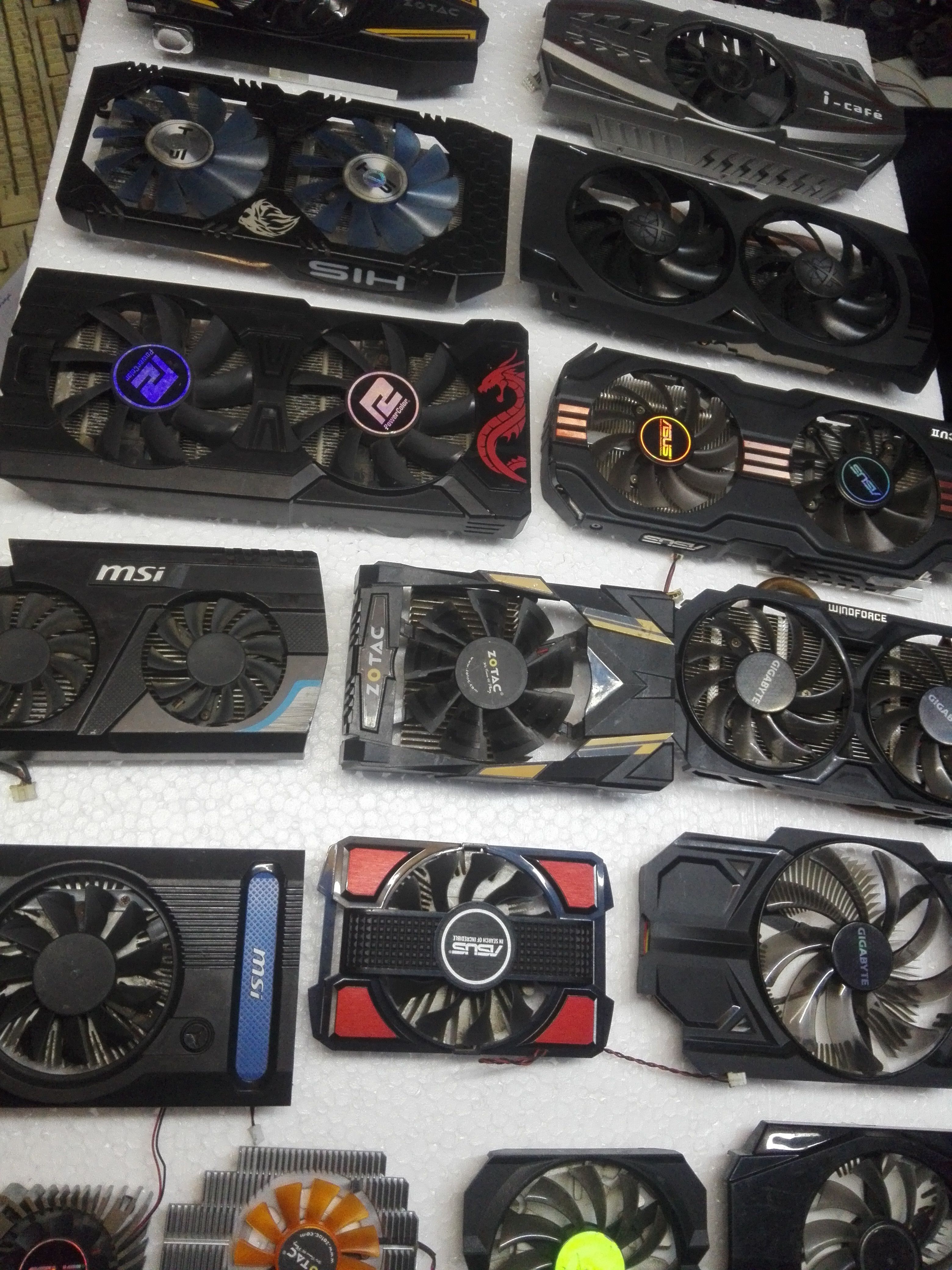 Fan tản nhiệt Card Màn Hình VGA Zotac 630 730 750ti 1 Fan