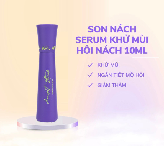 Son nách khử mùi hôi nách API Serum khử mùi hôi nách API lăn nách api lăn khử mùi giảm thâm nách ngă