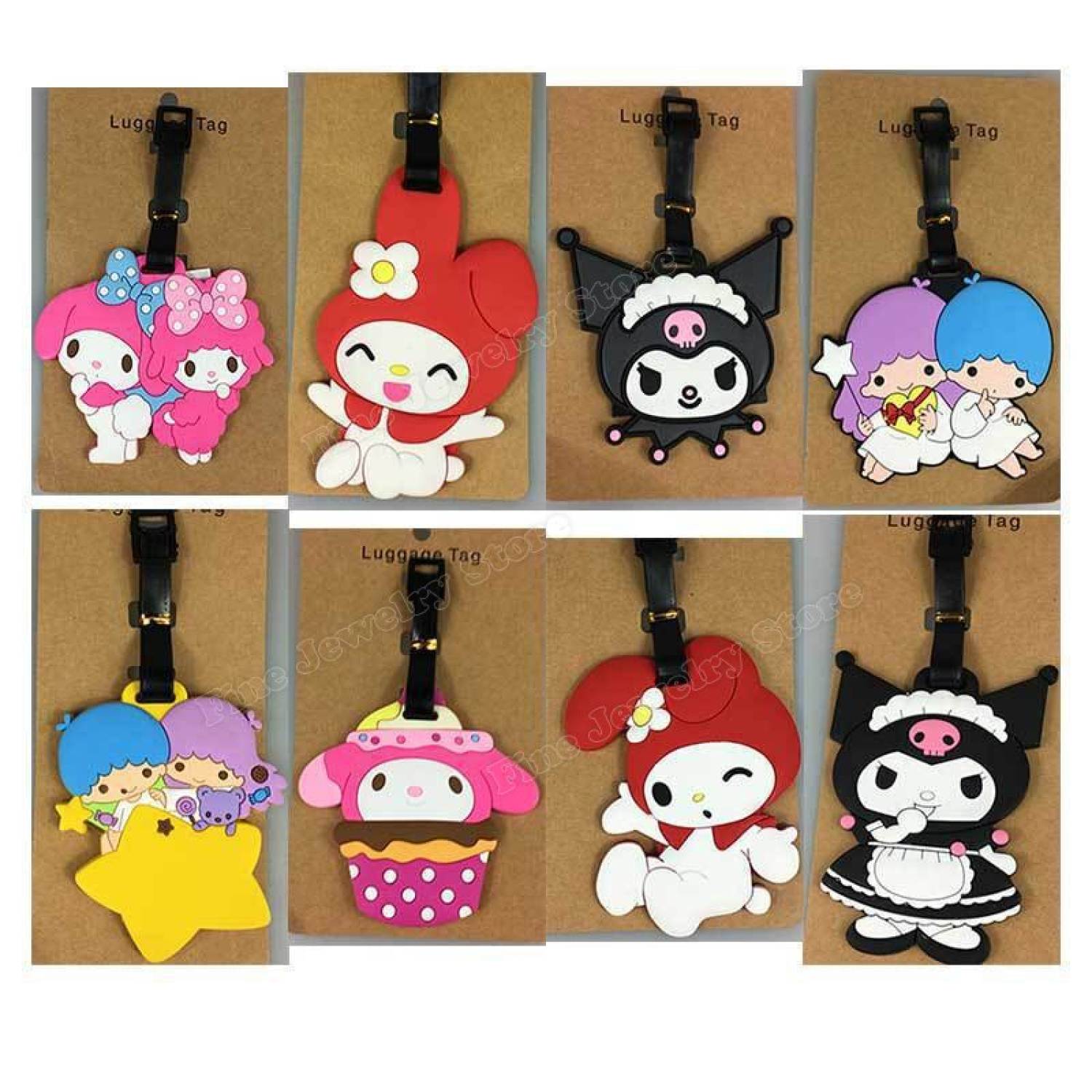 Thẻ Tên Hành Lý (Name Tag Vali) Chất Liệu Nhựa Pvc Cao Cấp An Toàn Nhiều Hình Kute