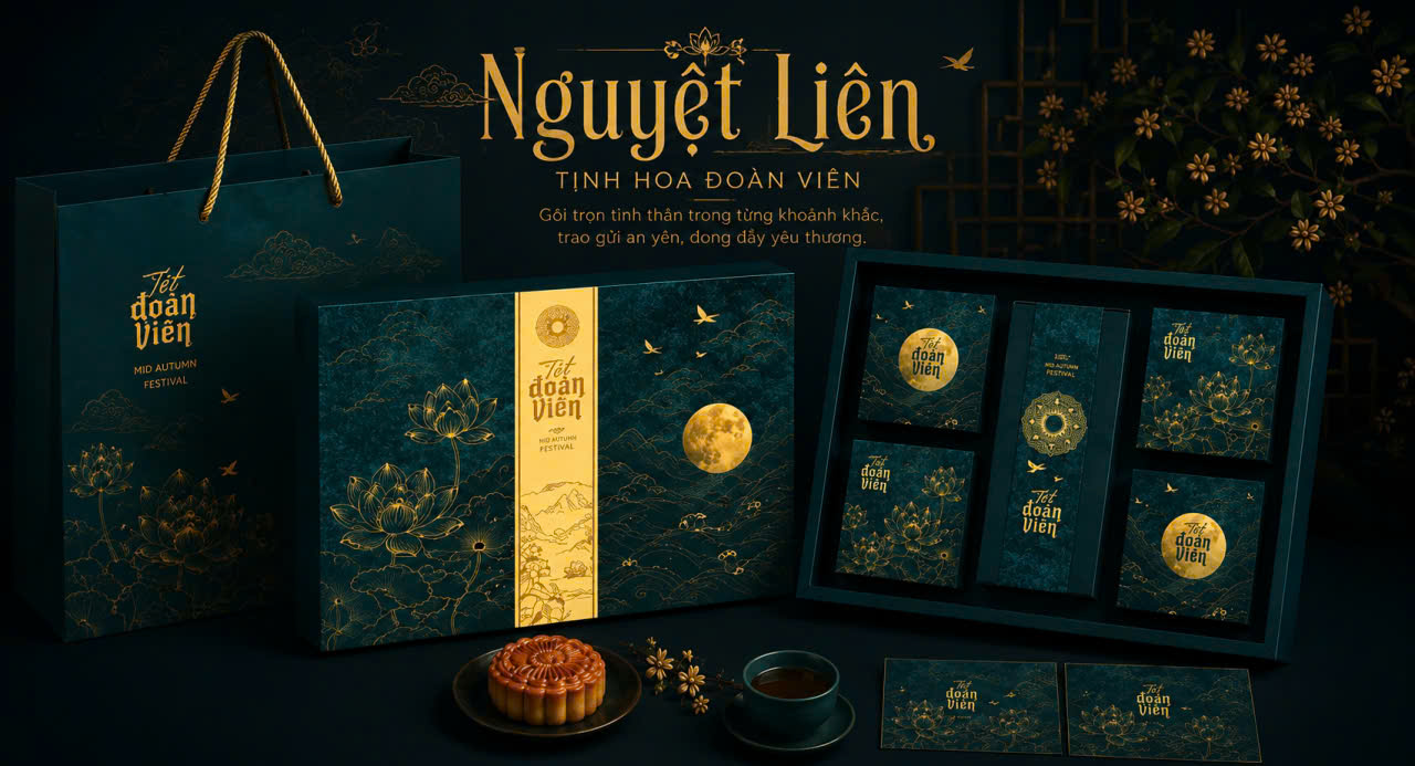 🌕 Vỏ Hộp Bánh Trung Thu 2026 Mẫu Mới (Hộp đựng 4 bánh): Thiết Kế Tinh Tế | Mẫu Mã Đa Dạng