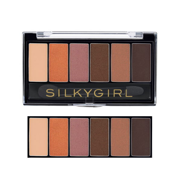 Silkygirl Phấn Mắt 6 Ô Truly Nude Eye Palette 03 Sandy