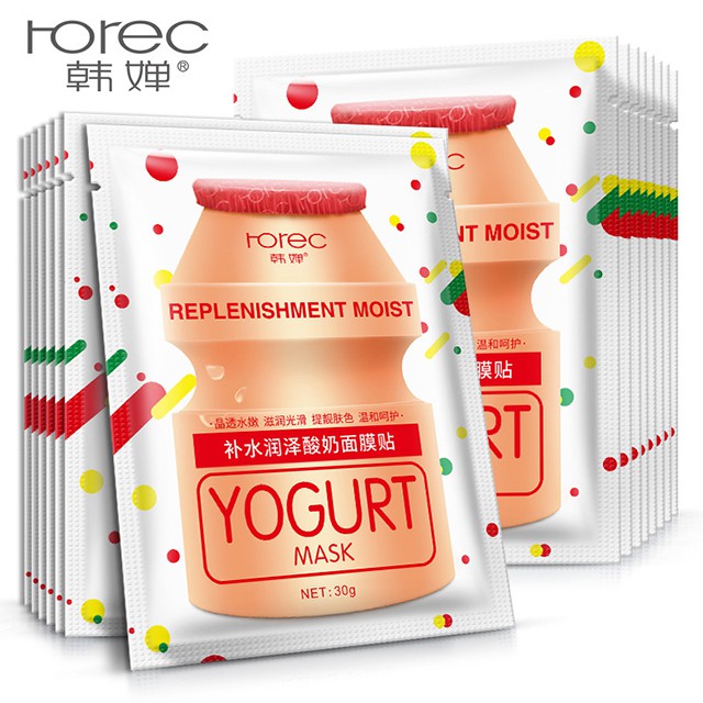 [Hcm]Lẻ 1 Miếng Mặt Nạ Sữa Chưa Yogurt