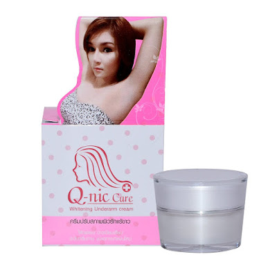 [ Giảm Thâm Nách Hiệu Quả ] 01 Hộp X 15Gr Kem Trị Thâm Nách Q - Nic Care Whitening Underarm Cream Thái Lan