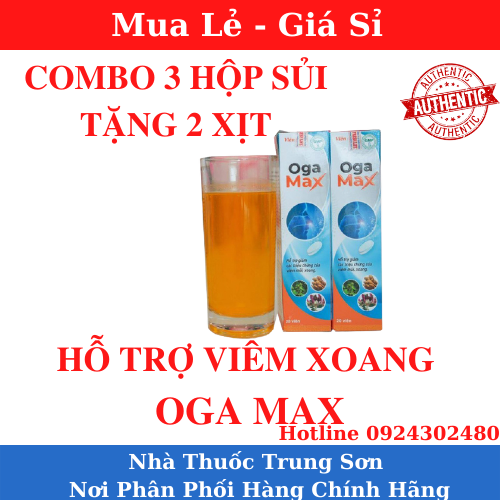 [Hcm]Combo 3 Sủi Tặng 2 Xịt Oga Max - Hỗ Trợ Vi&Ecircm Xoang Mũi Dị Ứng Bằng C&Ocircng Nghệ Mới (Lọ 20 Vi&Ecircn) - Ts01