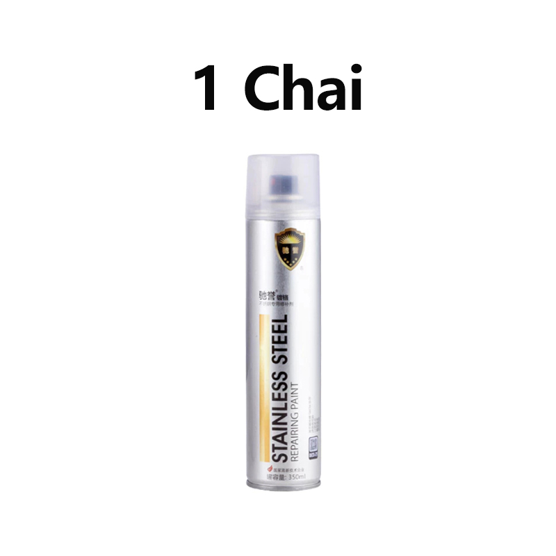 Sơn Bạc Mạ Crom Sơn Xịt Mạ Chrome Sáng Bóng 350ml - Chai Sơn Mạ Siêu Bóng-Sơn xe