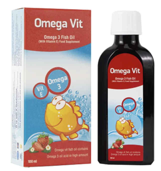 OMEGA VIT bổ sung Omega 3 DHA cho bé giúp phát triển trí não mắt và hệ thần kinh