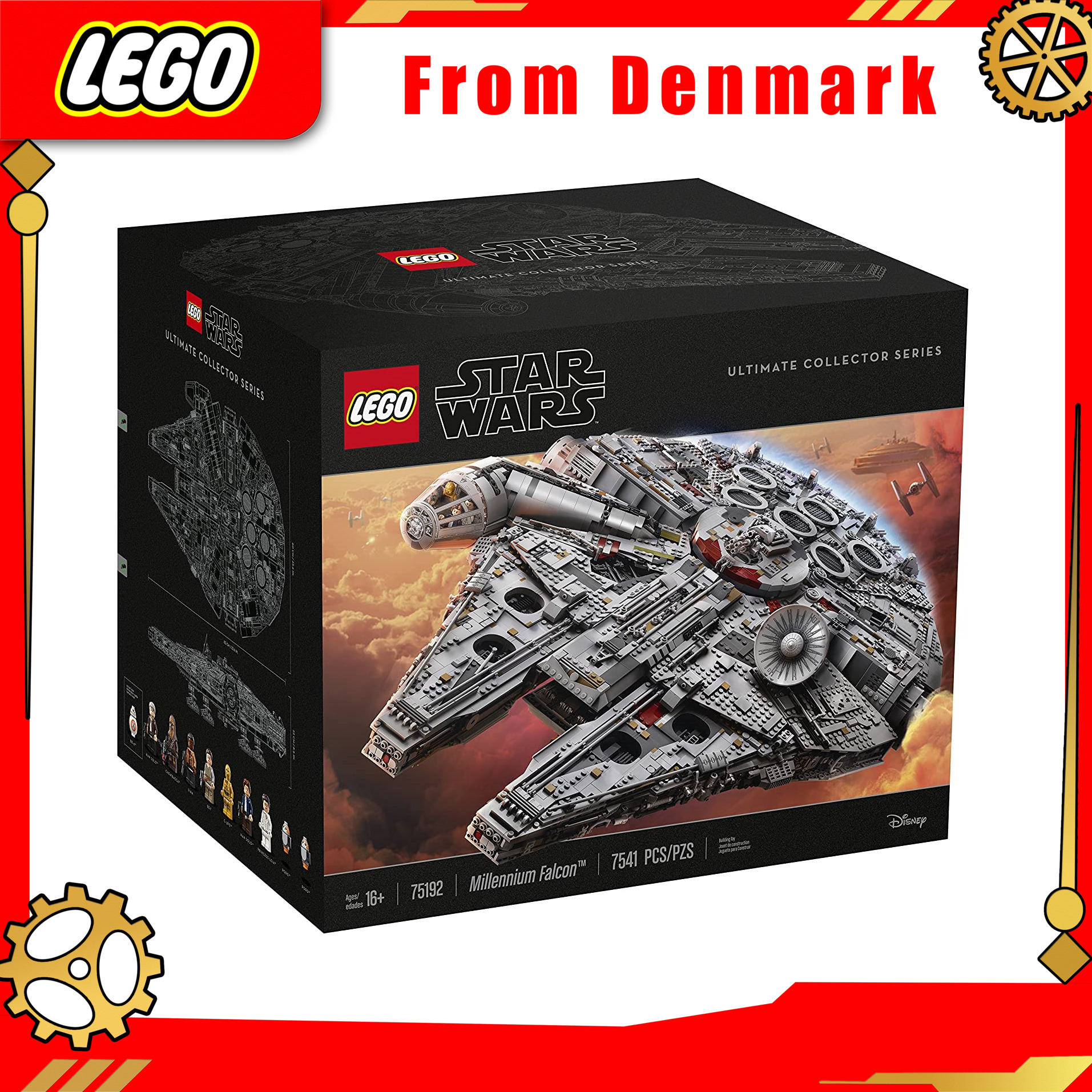 【From Denmark】LEGO Disney Star Wars Millennium Falcon 75192 genuine guaranteeFrom Denmark limited edition remaining stock 6