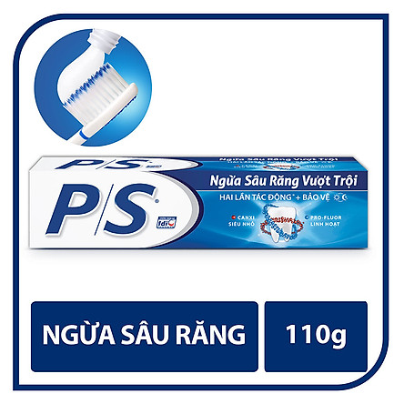 Kem Đ&Aacutenh Răng P/S Ngừa S&Acircu Răng Vượt Trội 110G