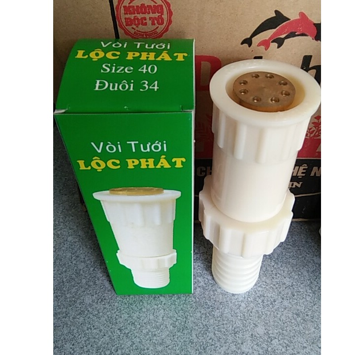 Đầu Vòi tưới Béc tưới cây gắn ống 21 đến 42 nhụy đồng điều chỉnh xa gần Tưới cây xịt chuồng trại vệ 