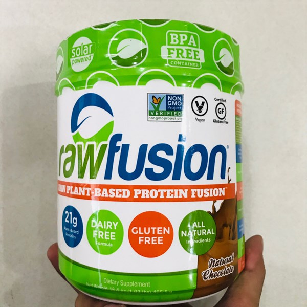 [HCM]RawFusion Protein 4Lbs (188kg) [Chính hãng] – Đạm thực vật cao cấp cho người an chay thể thao - No Lactose [Không gây dị ứng tiêu chảy]