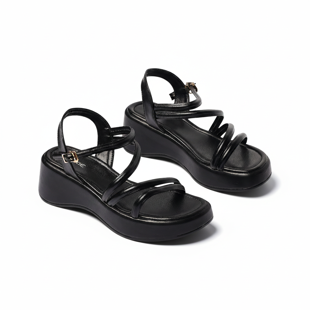 Giày Sandal Đế Xuồng 5cm Quai Mảnh Pixie H307