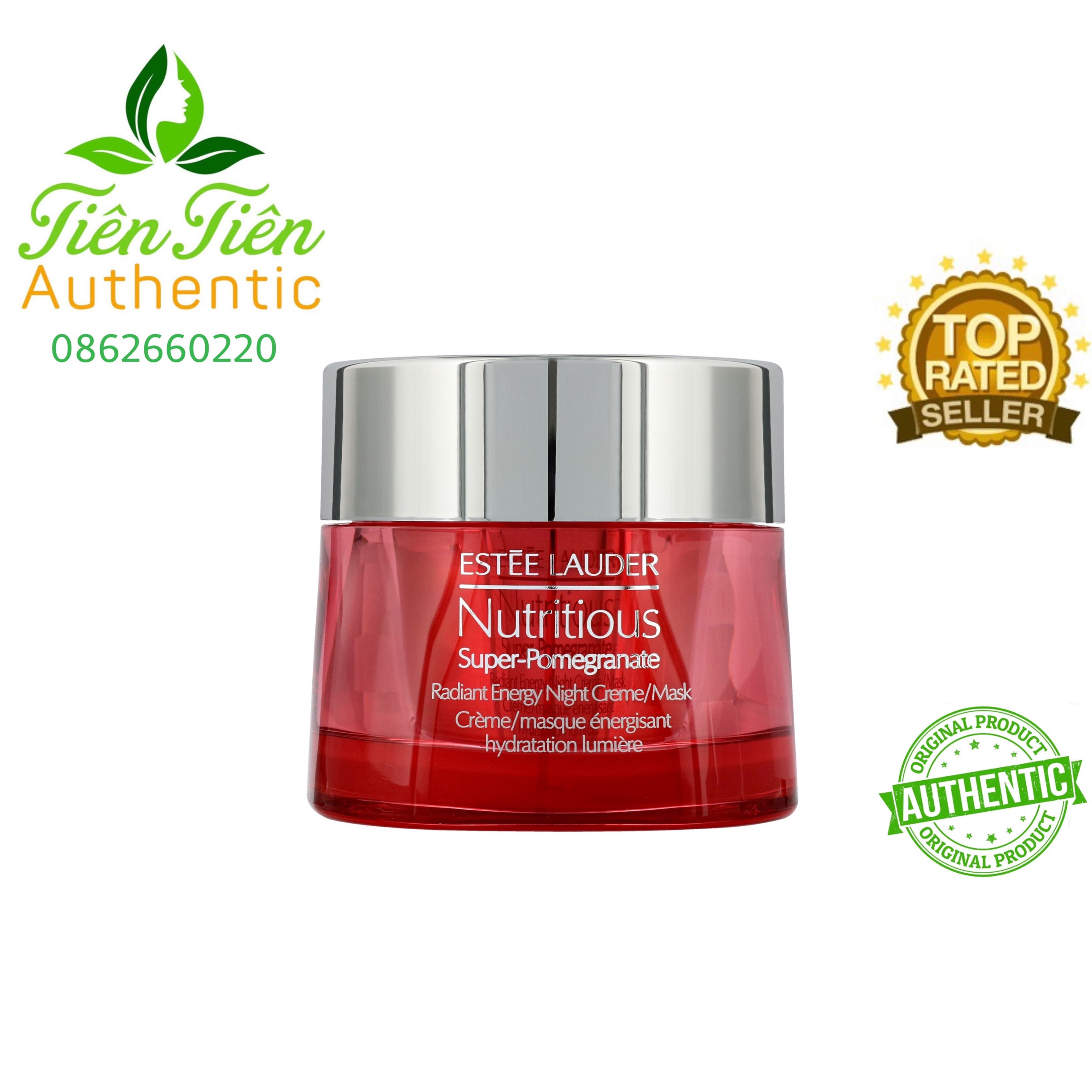 Estee Lauder kem dưỡng lựu đỏ Estee Lauder Nutritious Super Pomegranate 15ml