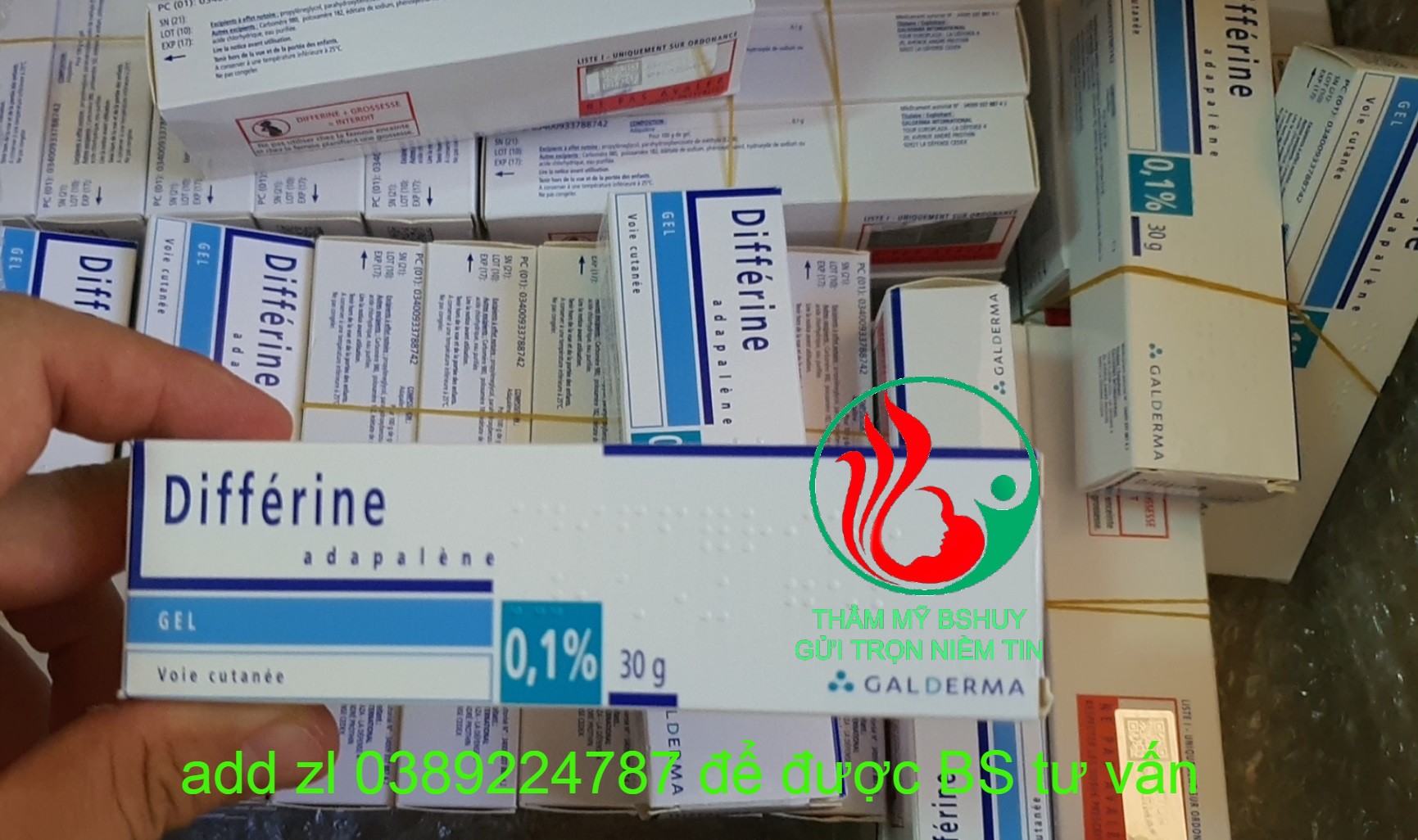 Gel Differine Chính Hãng Galderma Hỗ Trợ Mụn Ẩn Viêm Chứa Adapalene 0.1%