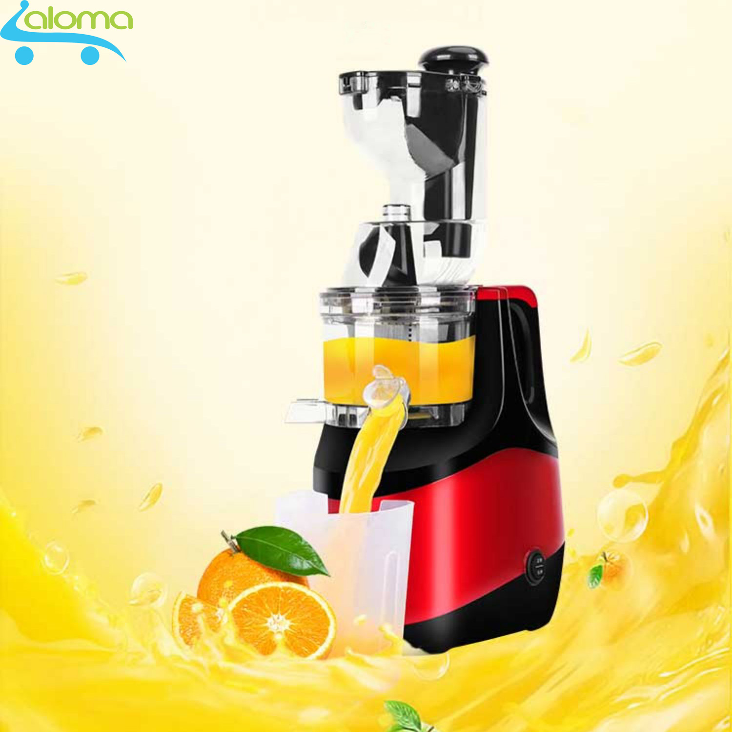 Máy Ép Chậm Hongxin RH-551 - 1.5L, Đen, Ép Kiệt 95% Lượng Nước, Giữ 97% Chất Dinh Dưỡng