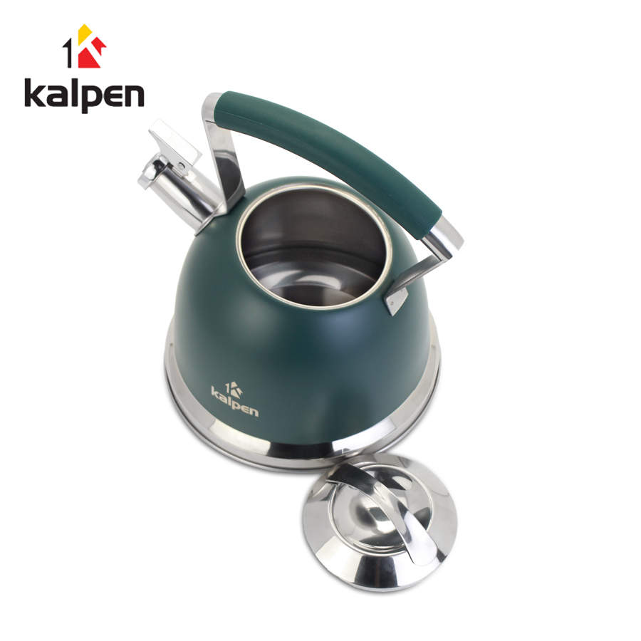 Ấm đun nước Inox 304 cao cấp Kalpen KK01/KK02 dung tích 2.5L dùng bếp từ chuẩn Đức - Hàng chính hãng bảo hành 5 năm