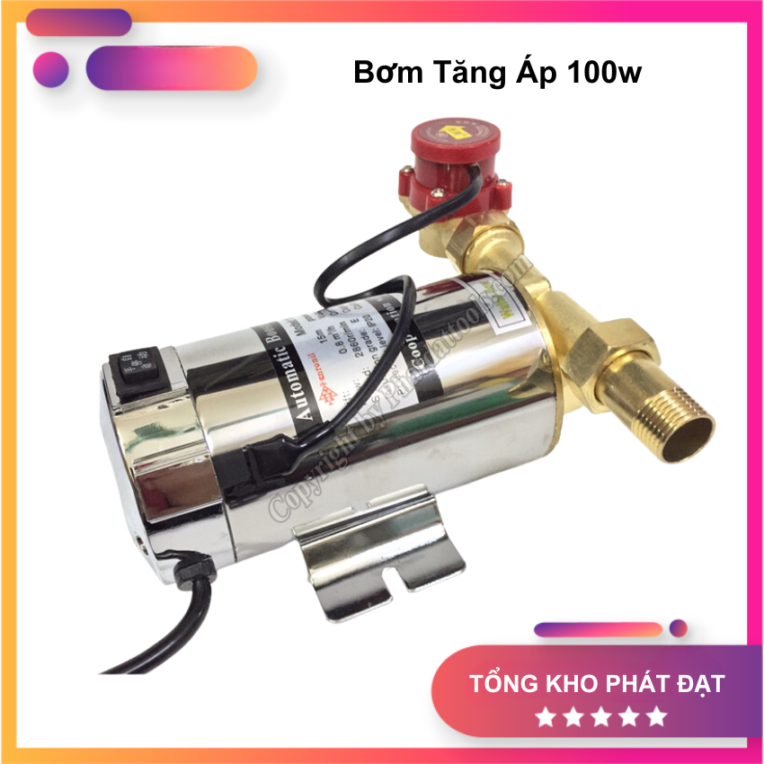 Bơm Tăng Áp Lực Nước Máy Giặt Bình Nóng Lạnh Sen Cây Bổn Rửa Gội Đầu