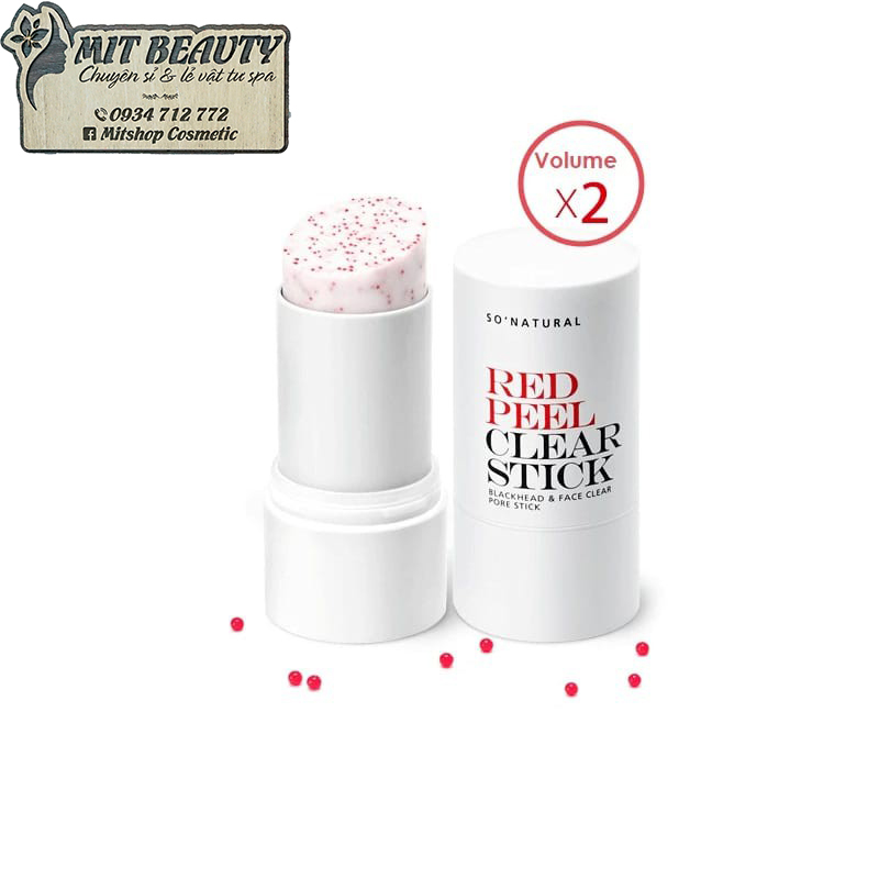 [Hcm]Thanh Lăn Mụn Đầu Đen Red Peel Clear Stick Pore Blackhead & Face