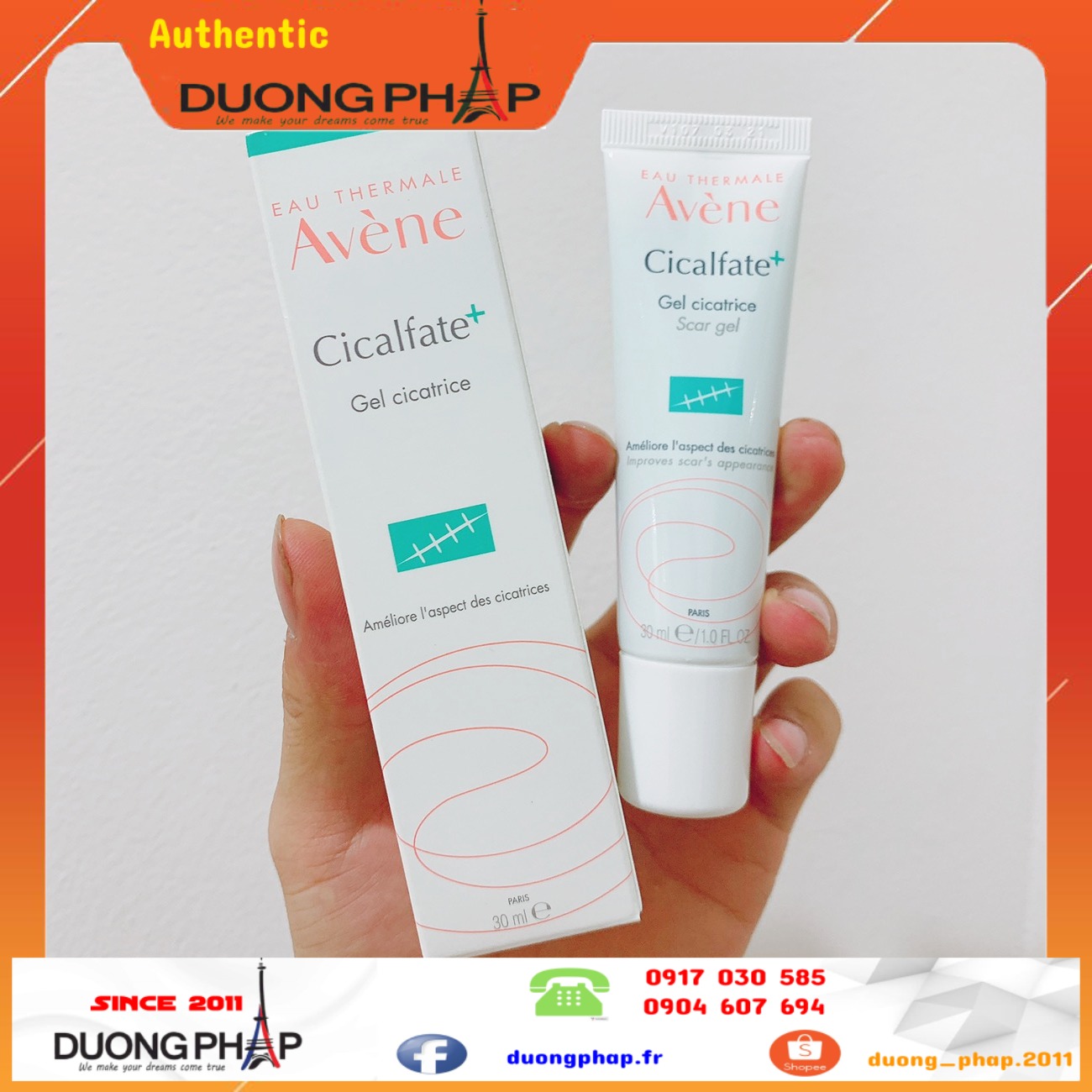 Avene Cicalfate 30Ml Gel Làm Dịu Da Mờ Sẹo