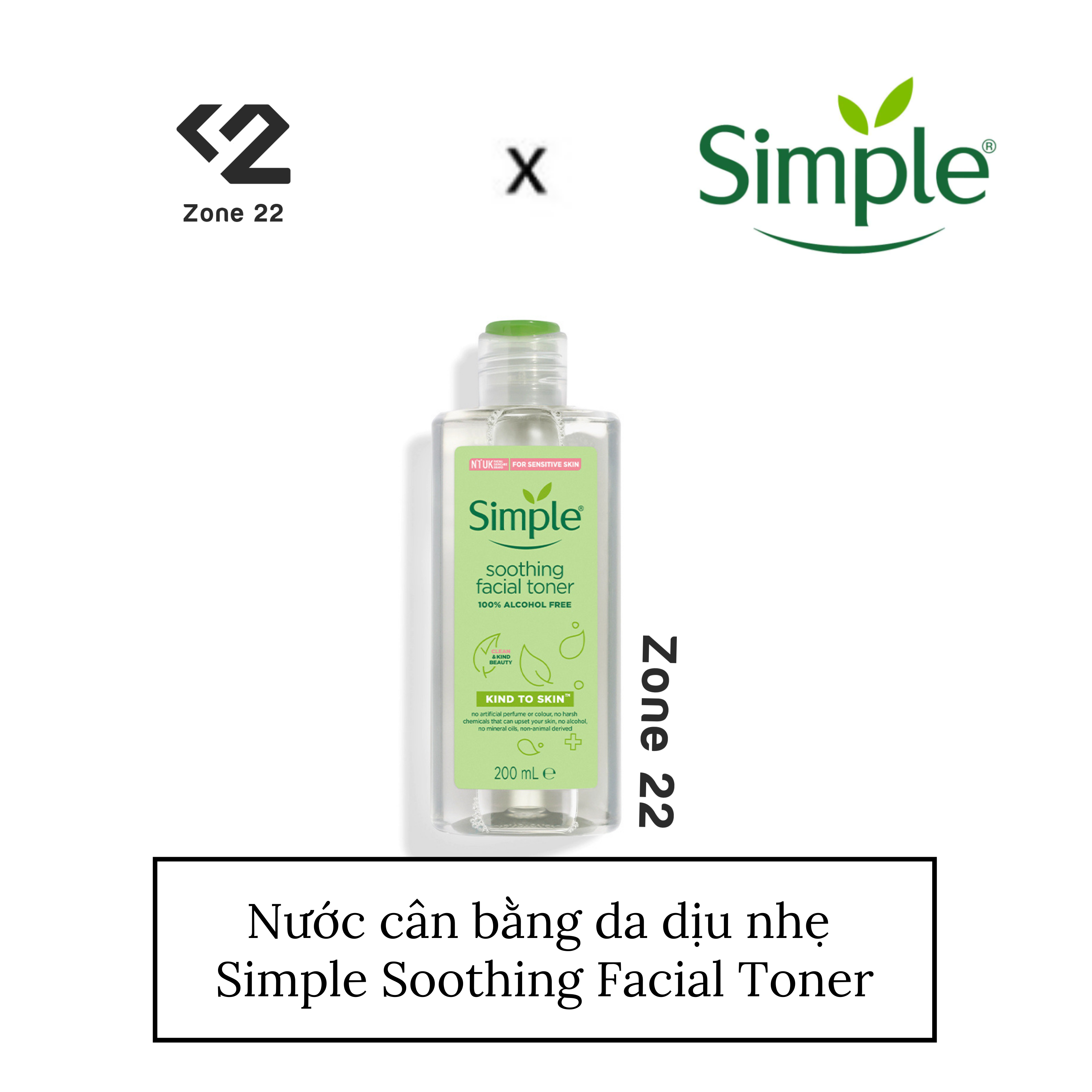 [Hcm][Zone22] Toner Simple Dịu Nhẹ