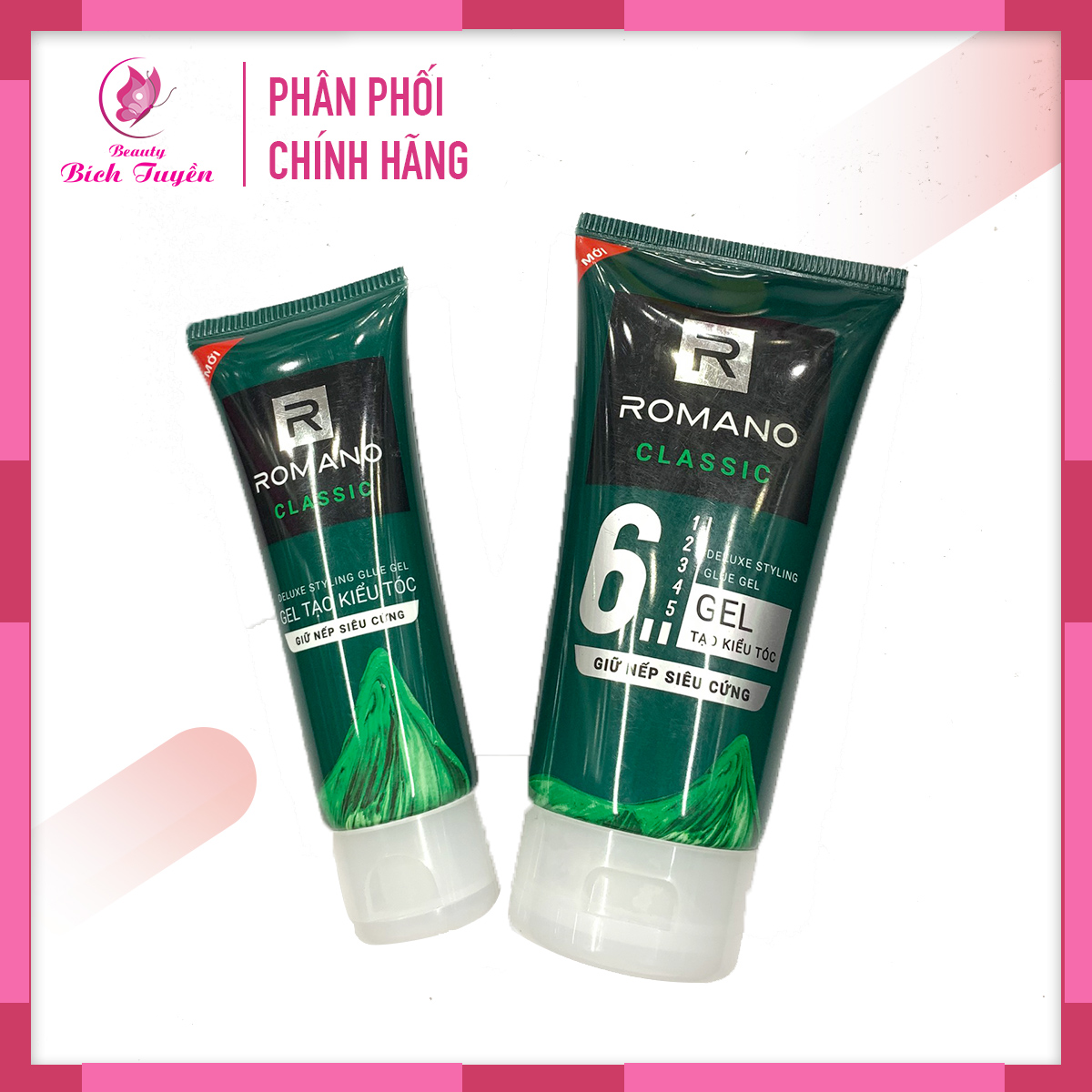 Gel Tạo Kiểu Tóc Romano Classic Giữ Nếp Siêu Cứng