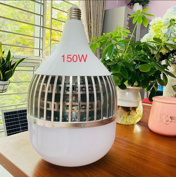 Bóng đèn 150w siêu sáng siêu công suất tản nhiệt nhôm siêu bền chính hãng CREALED