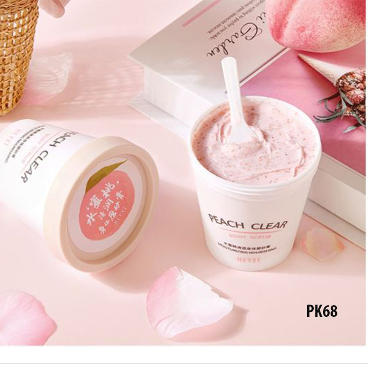 Tẩy Tế Bào Chết Body Peach Hương Đào Cải Thiện Da Viêm Lông Mềm Mịn Làm Sáng Da