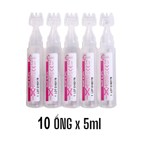 Nước muối sinh lý Physiodose Gifrer Pháp cho trẻ sơ sinh hộp 40 ống - Hàng chính hãng Pháp