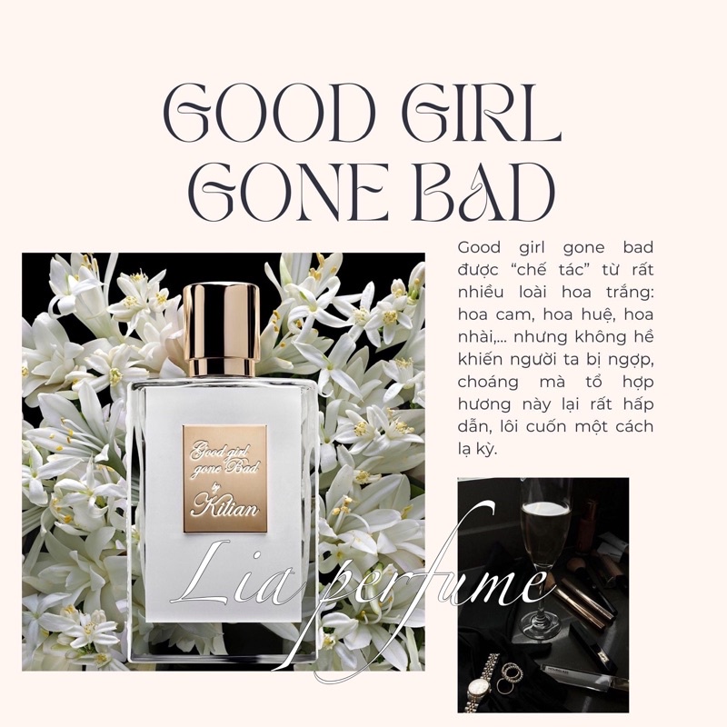 Nước hoa nữ Kilian Rắn Trắng Good Girl Gone Bad EDP 50ml  - Vita.perfume