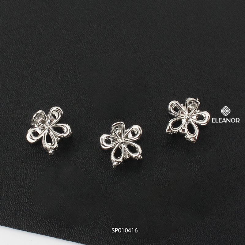Kẹp tóc nữ Eleanor Accessories kẹp tóc mái càng cua mini ba răng phụ kiện tóc 4144