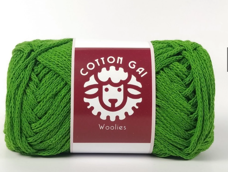 Sợi Cotton Gai 3mm sợi dệt 3mm móc túi nón ví Woolies