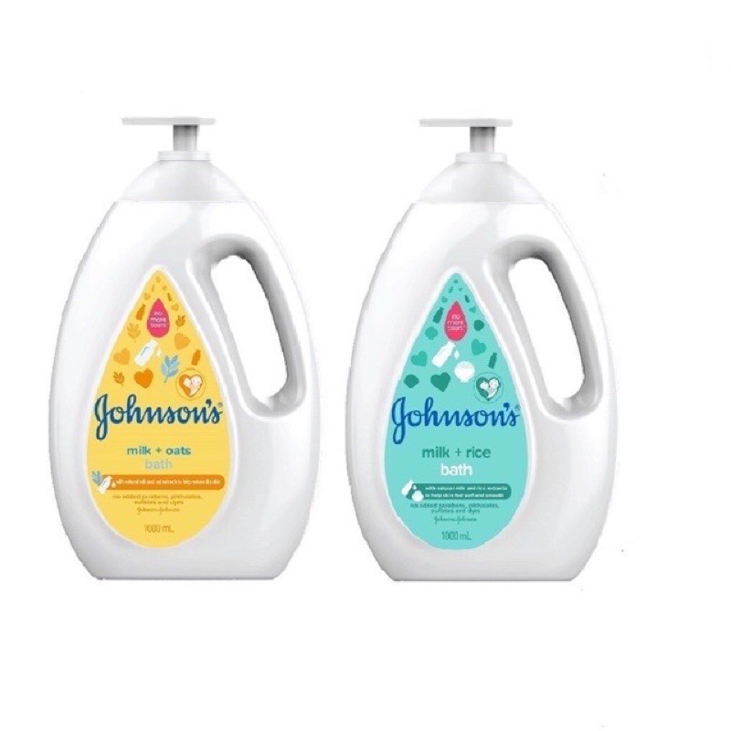 Sữa tắm Johnson’s Baby chứa sữa  gạo  yến mạch cho bé 1000ml