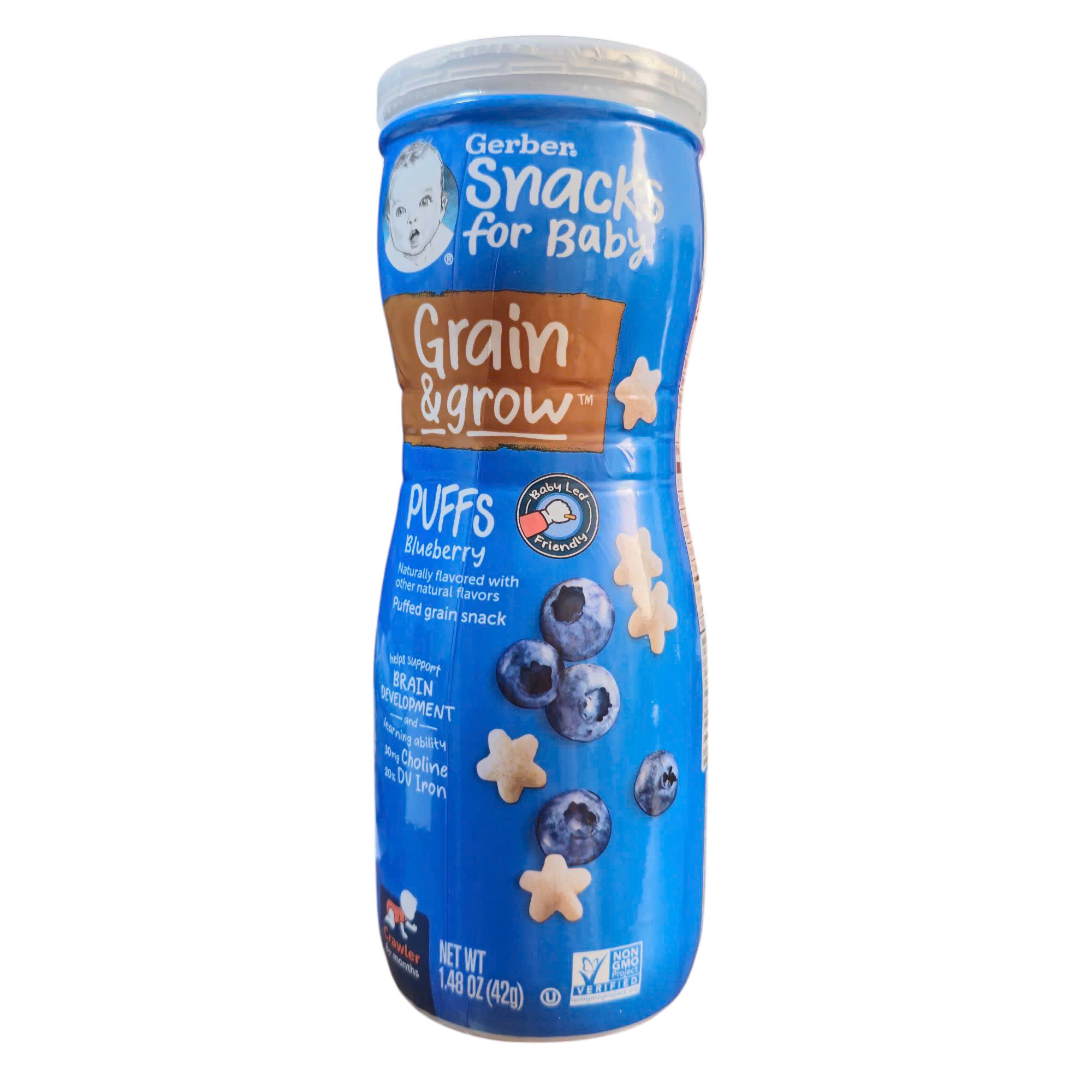 bánh ăn dặm cho bé Gerber Puffs mỹ 42gr nhiều vị