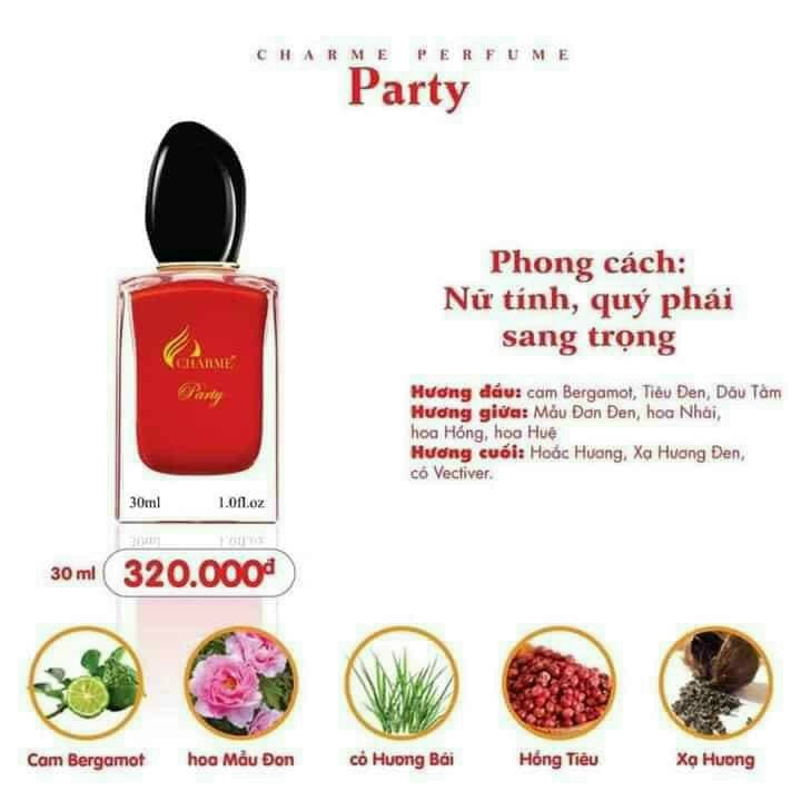 Nước Hoa Party 30Ml Nữ Chính Hãng