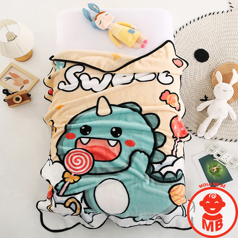 Chăn Lông Tuyết Cho Bé MỀM MỊN ẤM ÁP MẪU MỚI 140X100Cm