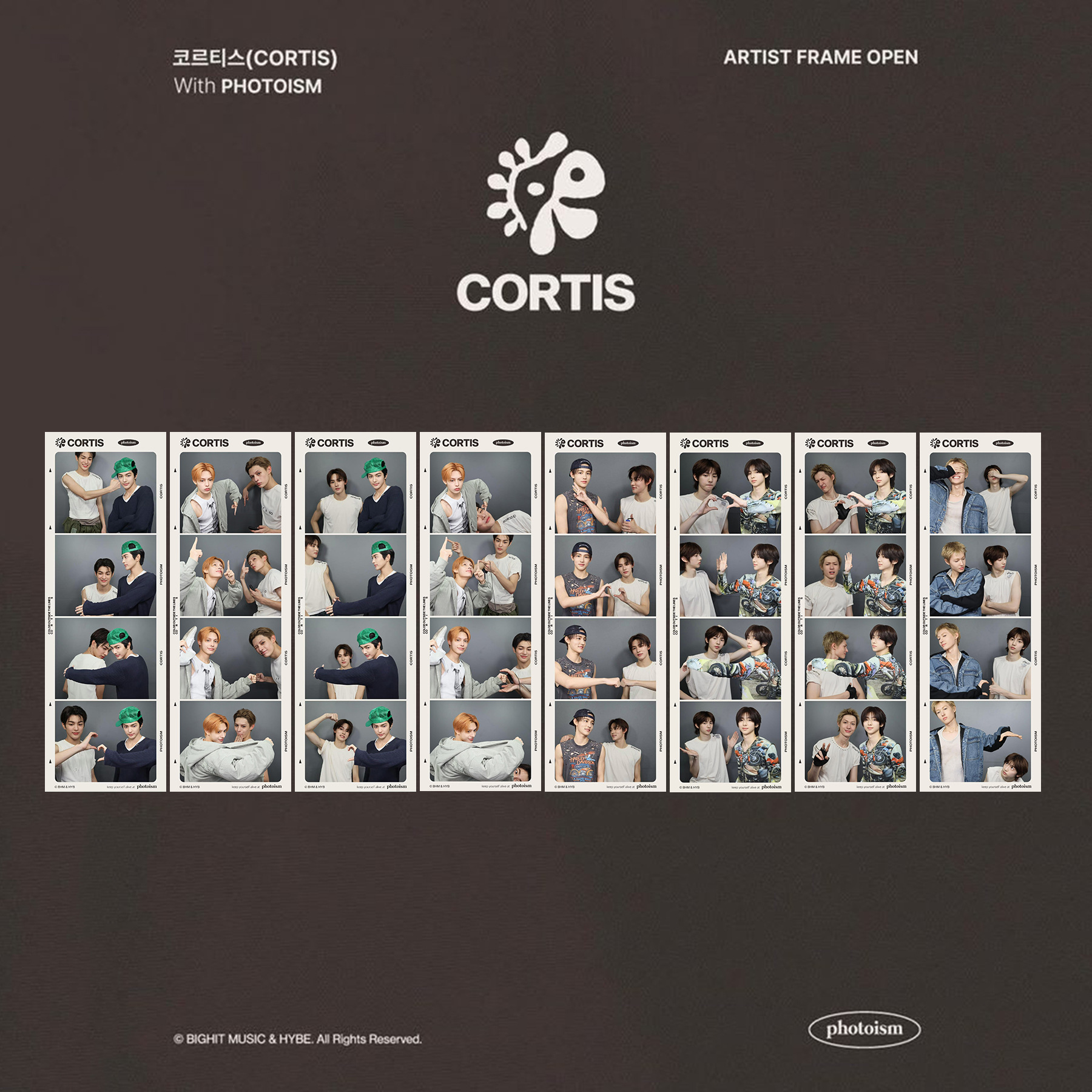 Set 8 tấm ảnh selfie CORTIS - Bookmark Card CORTIS đáng iu 2025
