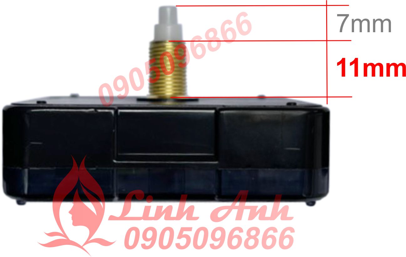 Máy đồng hồ treo tường trục dài (Kim trôi)