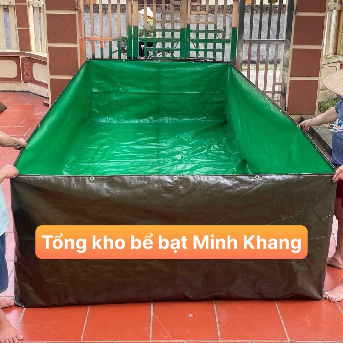 Hồ chứa nước bể chứa nước bằng bạt nhựa pvc