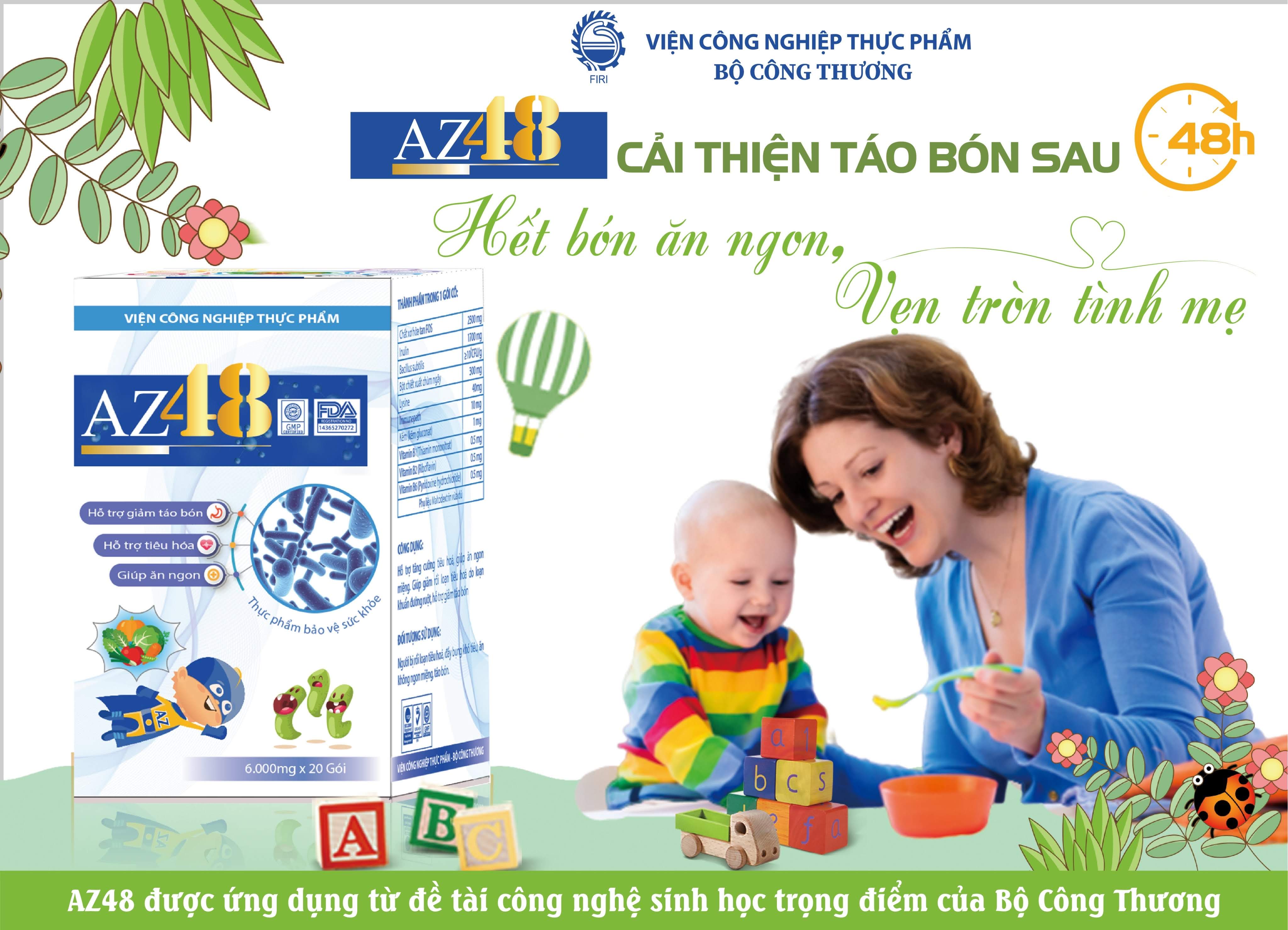 [Hcm]Men Az 48 - Hỗ Trợ Cải Thiện Táo Bón Sau 48Hhết Bón Ăn Ngon.bổ Sung Chất Xơnăng Cao Sức Đề Khángtăng Cường Hệ Miễn Dich