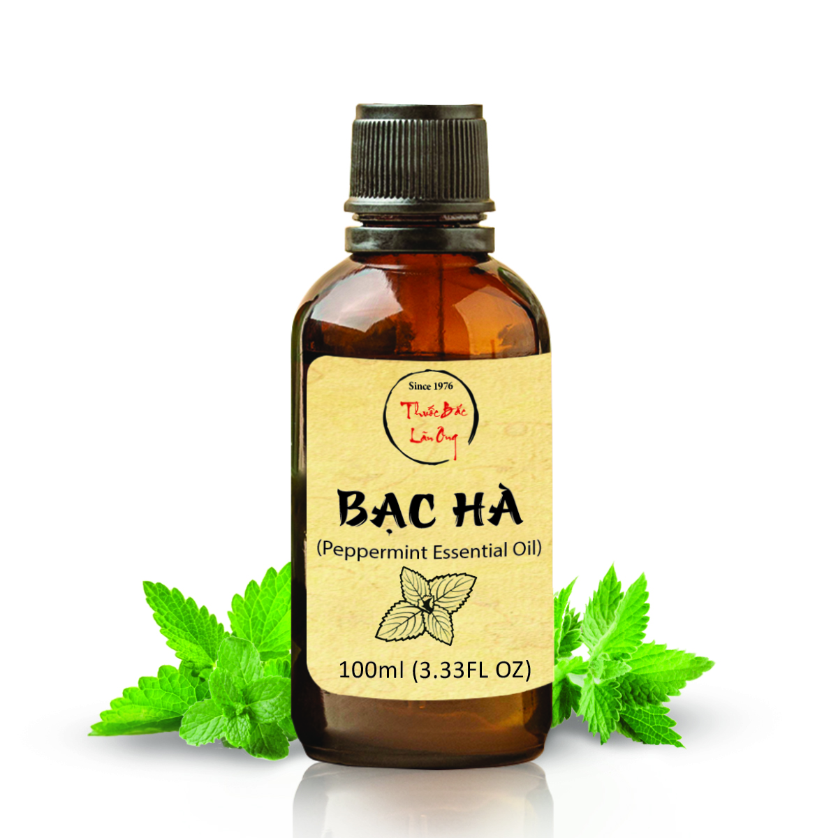 Tinh dầu Bạc Hà nguyên chất 100ml đuổi muỗi côn trùng khử mùi thơm phòng treo xe