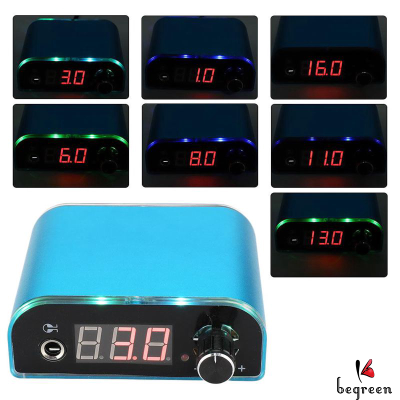 Nguồn Máy Xăm Tattoo Lcd - Có Chế Độ Rảnh Chân