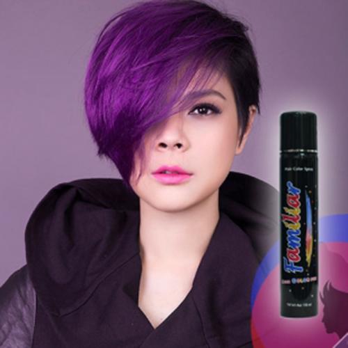 Keo xịt tóc màu Familiar 100ml – Màu F1 tím đậm