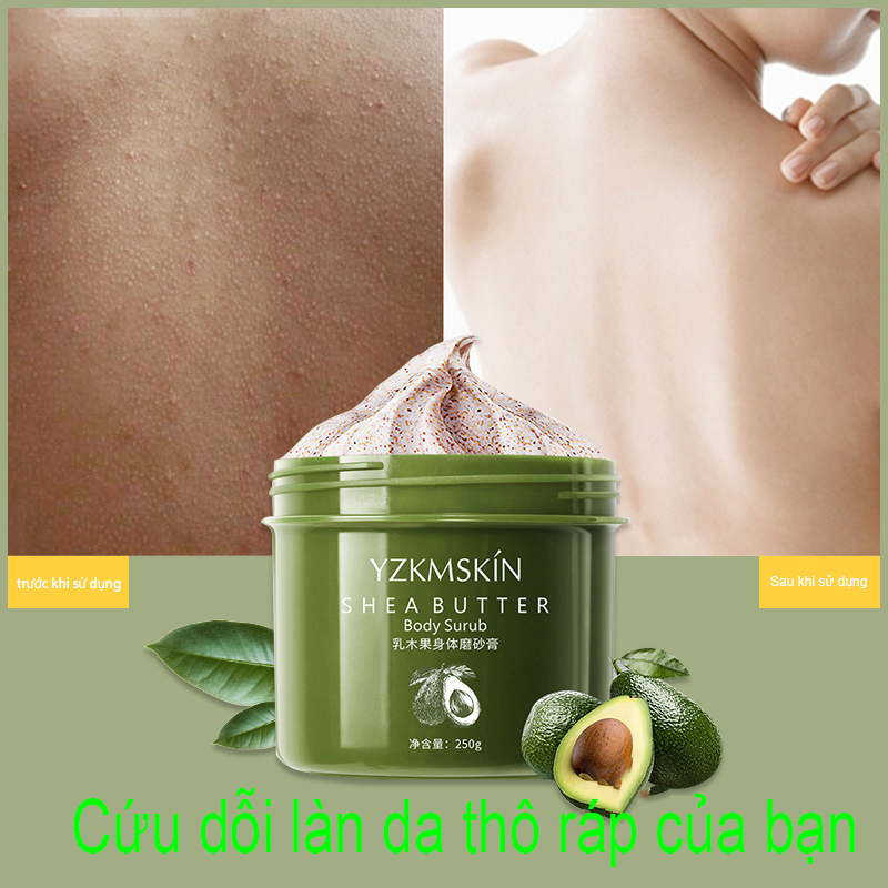 Kem tẩy tế bào chết 250g hiệu quả sau 5 ngày dùng tẩy tế bào chết loại bỏ da sạm màu cho làn da trắng hồng tự nhiên giảm thâm hiệu quả tẩy đi lớp da sừng  khiên làn da trở nên trắng sáng hơn.