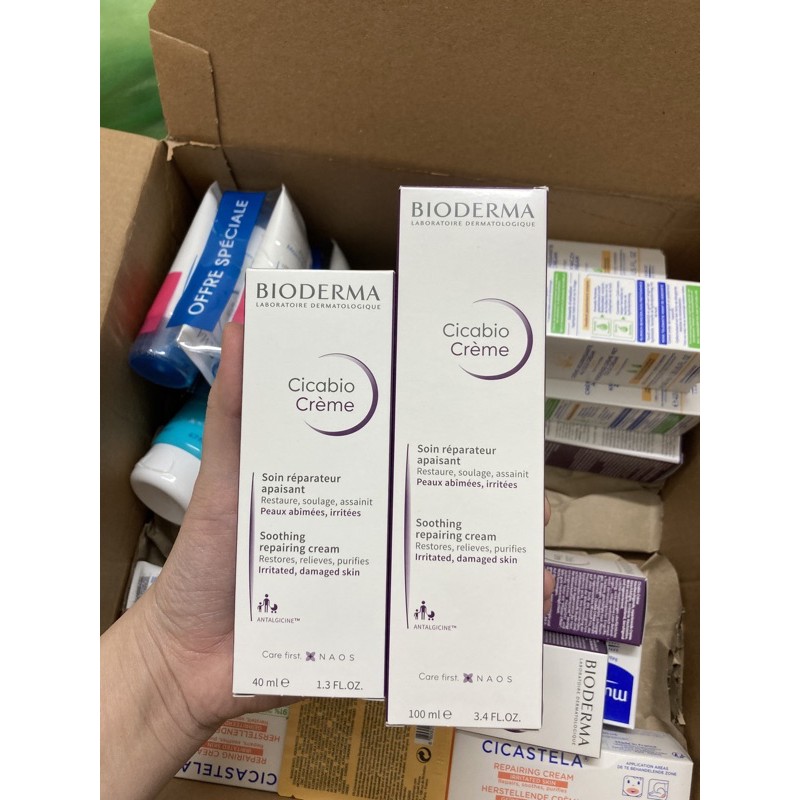 Kem Cicabio Bioderma Phục Hồi Da 40 & 100Ml