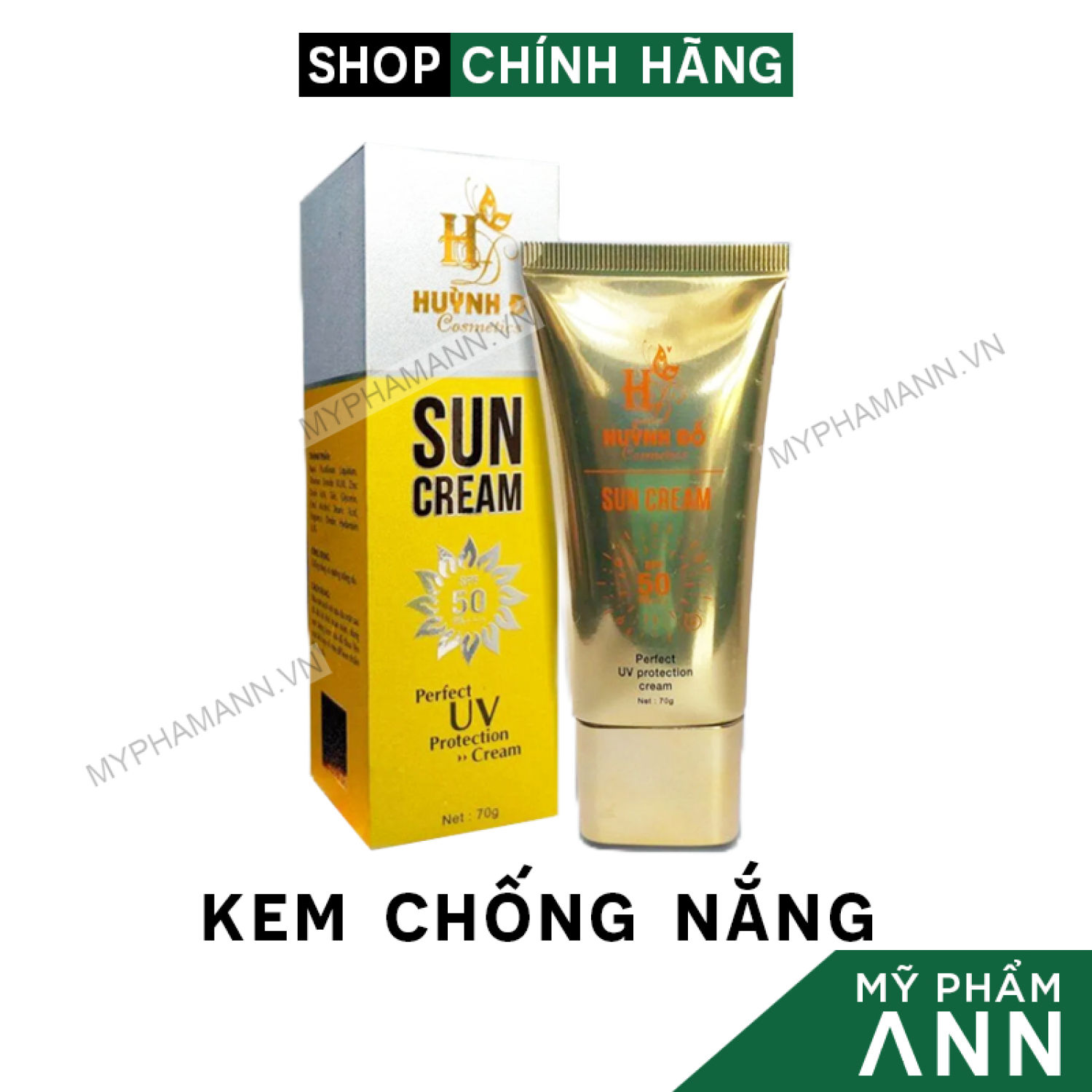 Kem Chống Nắng Sun Cream Huỳnh Đỗ Cosmetics Chính Hãng Giá Sỉ