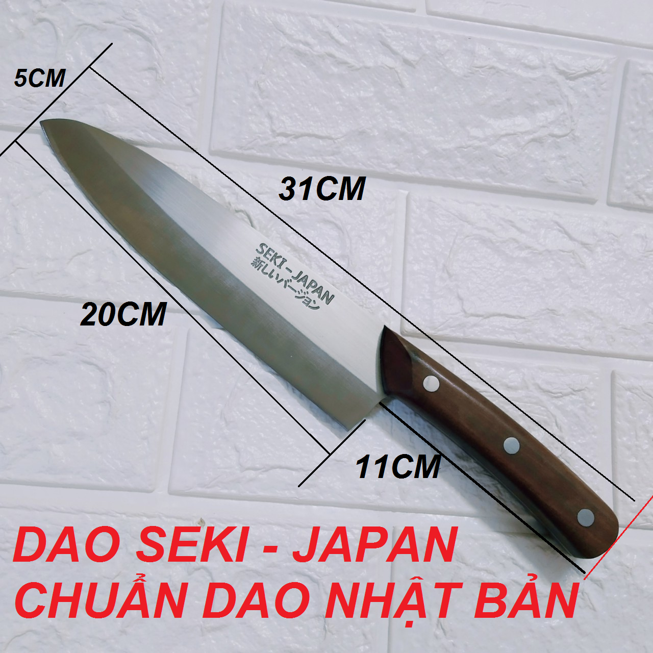 Dao thái SEKI JAPAN chuẩn dao Nhật Bản dài 31cm