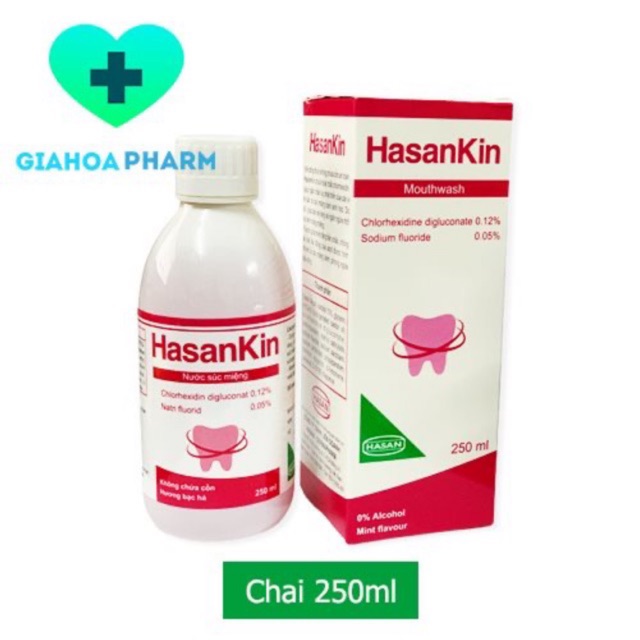 [Hcm]Súc Miệng Chlorhexidin 250Ml - Hasankin