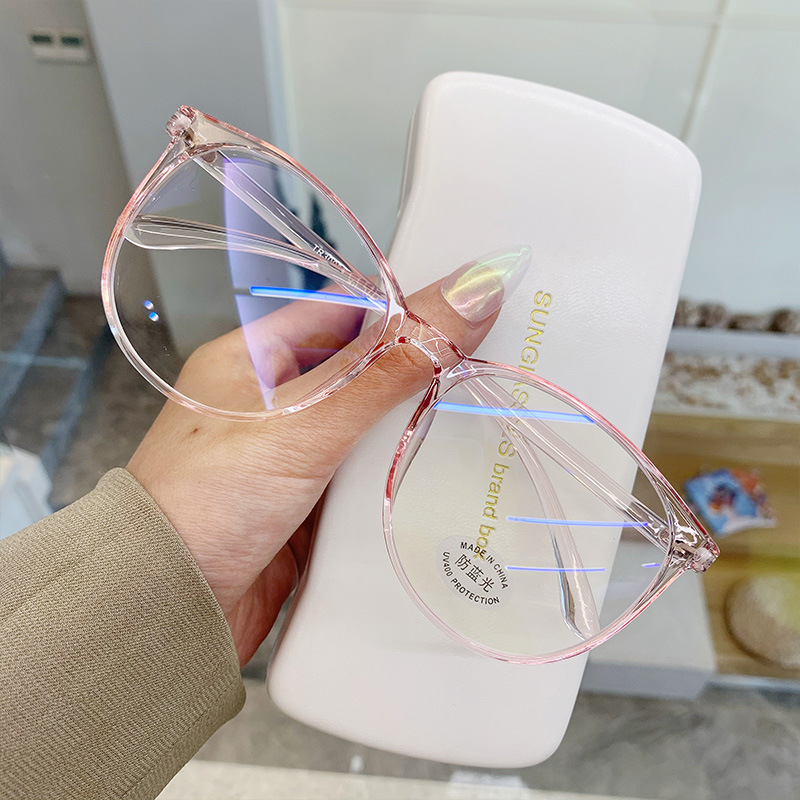 Kính Chống Ánh Sáng Xanh Cho Phụ Nữ Và Nam Giới Kính Mắt Kính Đen Gọng Trong Suốt Thời Trang Bảo Vệ 