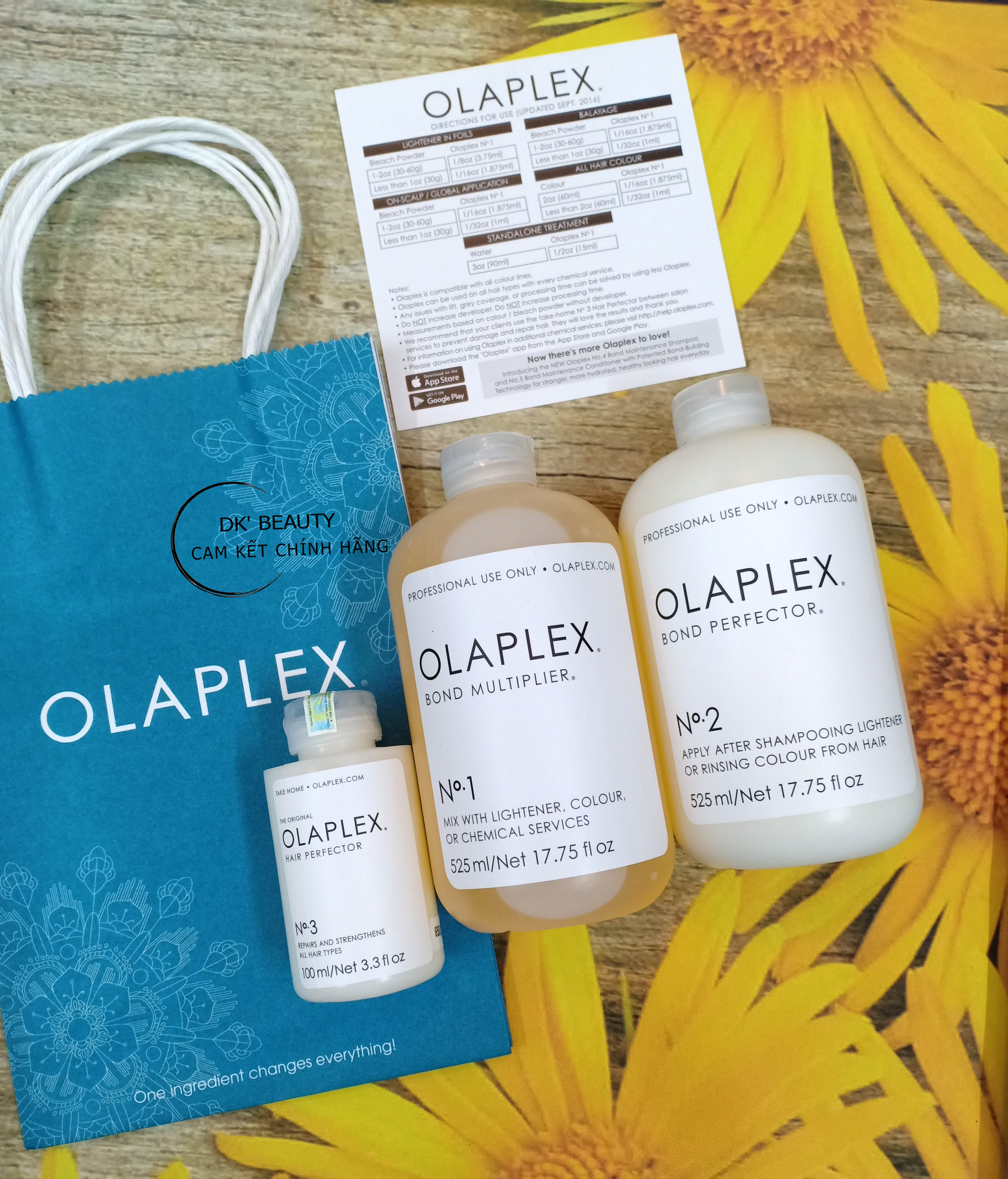 Olaplex Phục Hồi Tóc No1 No2 No3